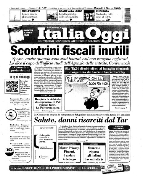 Italia oggi : quotidiano di economia finanza e politica